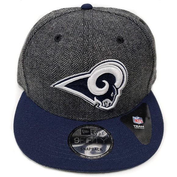 LOS ANGELES RAMS 2023 SIDELINE HISTORIC 59FIFTY FITTED HAT  Los Angeles Rams Herringbone Tweed Snapback Hat
